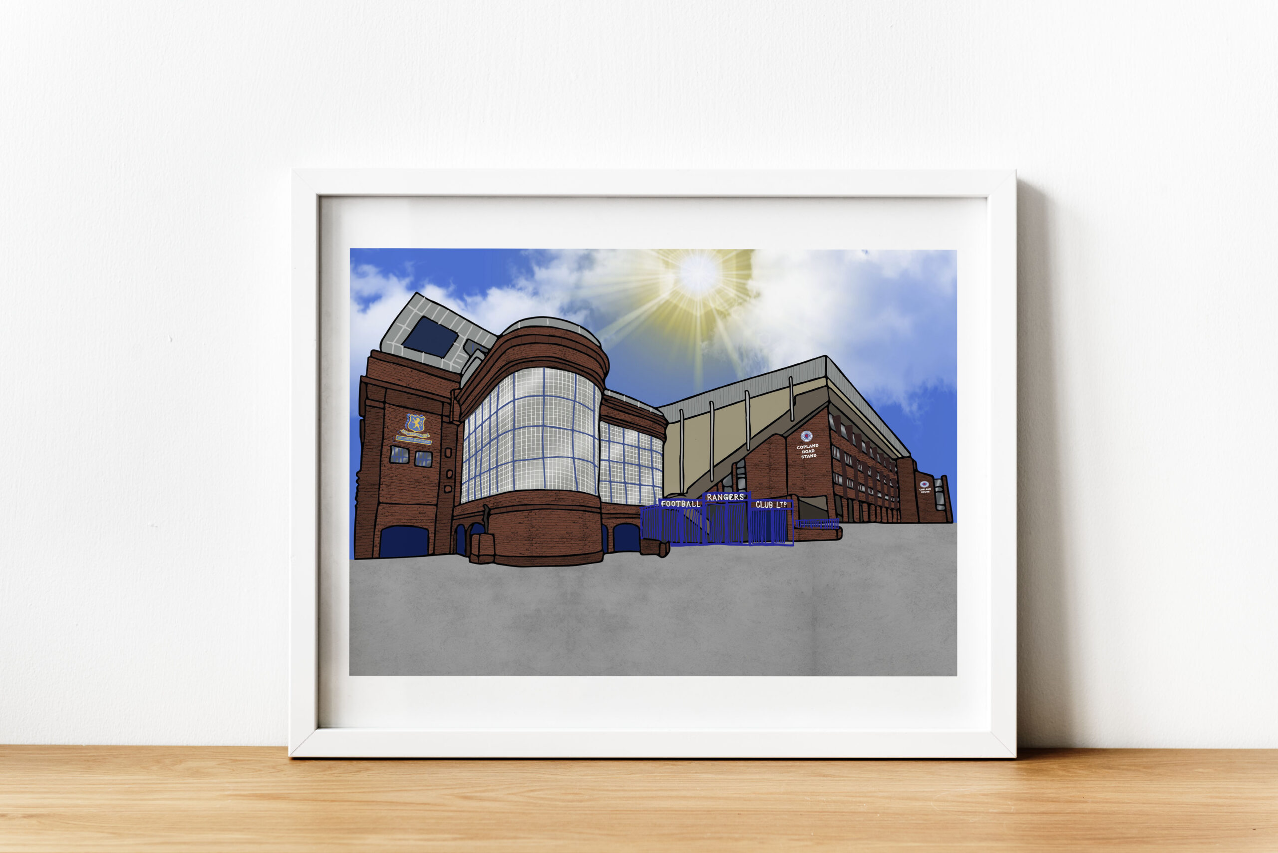Personalised Rangers Art Work - Image 3