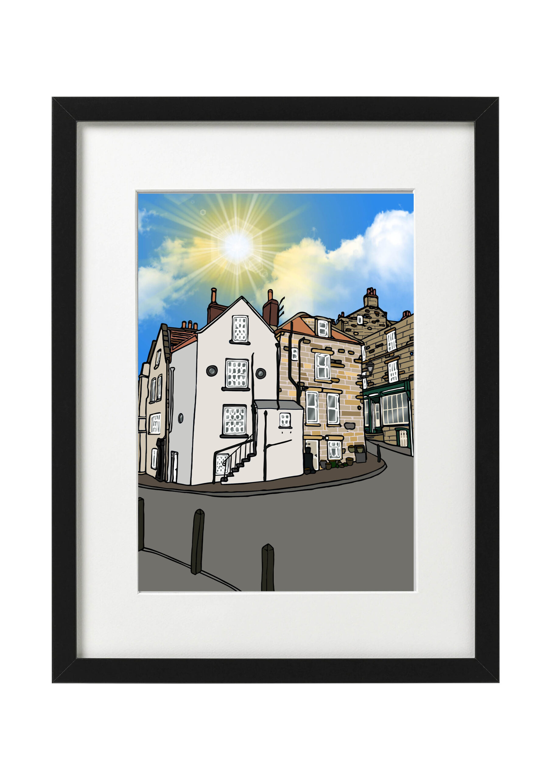 Personalised Robin Hoods Bay Art Work - Image 7