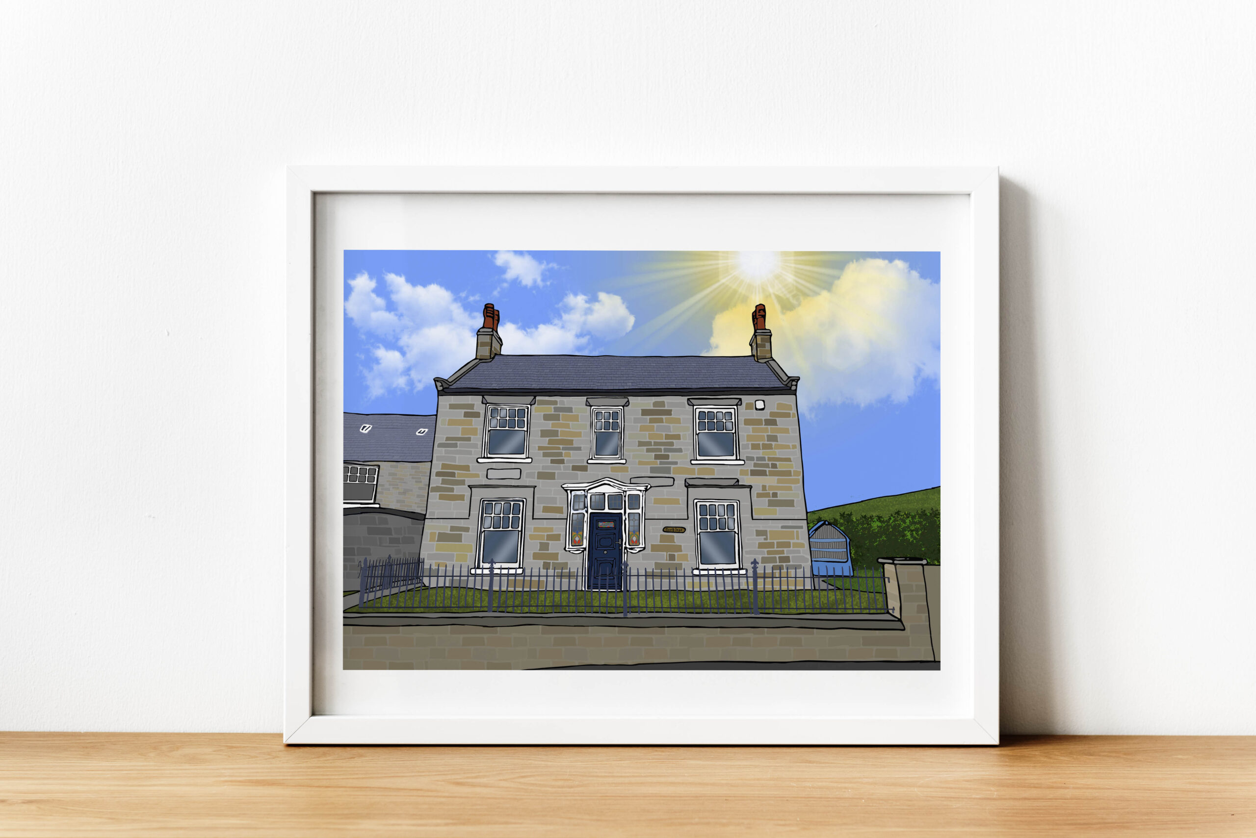 Personalised Robin Hoods Bay Art Work - Image 3