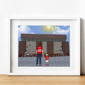 Personalised Aberdeen FC Art Work