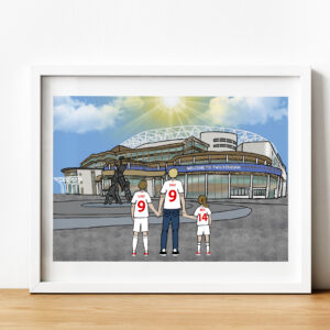 Personalised Twickenham Art Print
