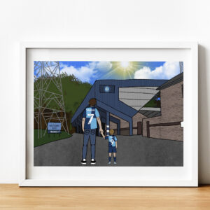 Personalised Wycombe Wanderers Art Work