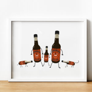 Personalised Henderson's Relish Bottle Family