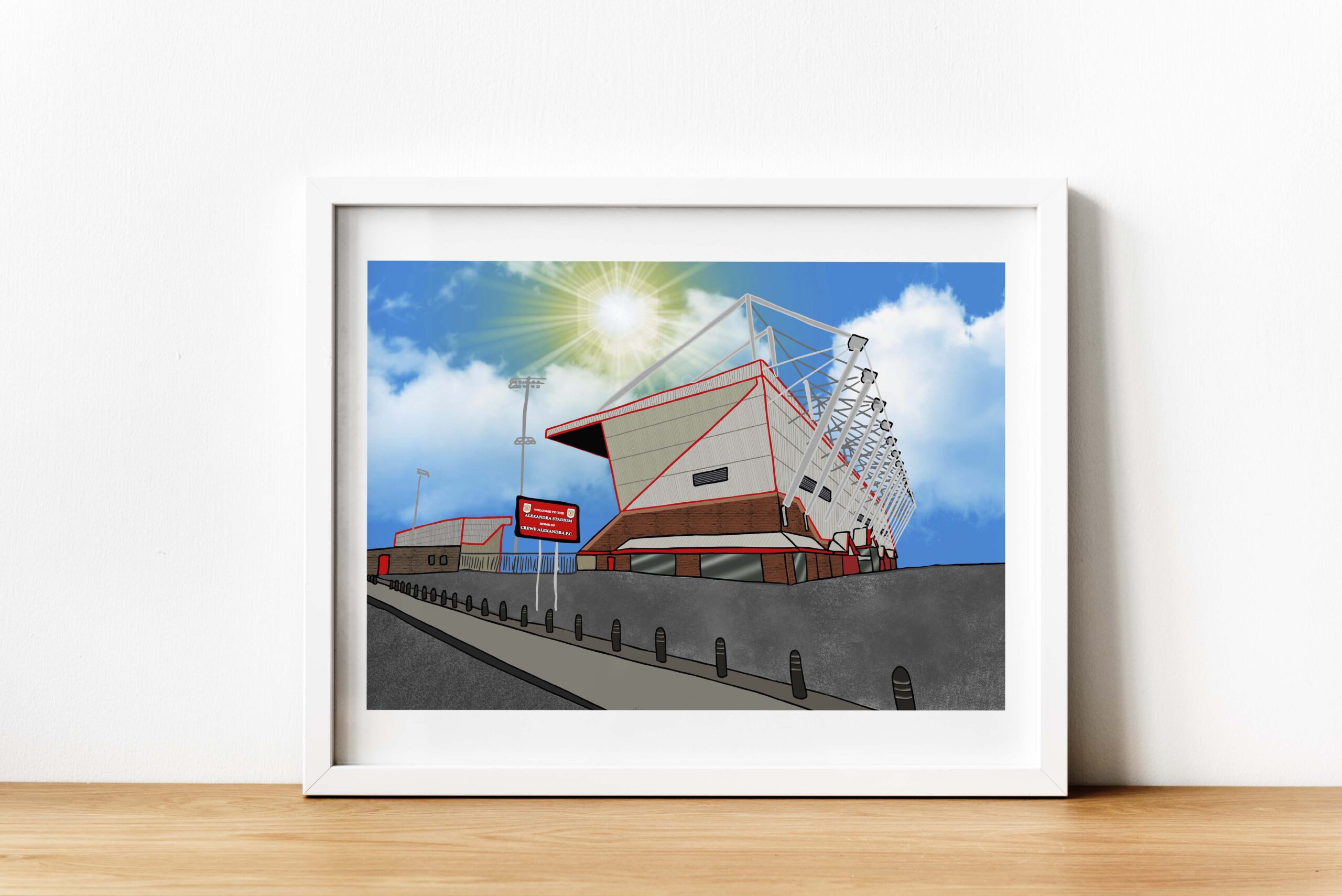 Personalised Crewe Alexandra Art Work - Image 3