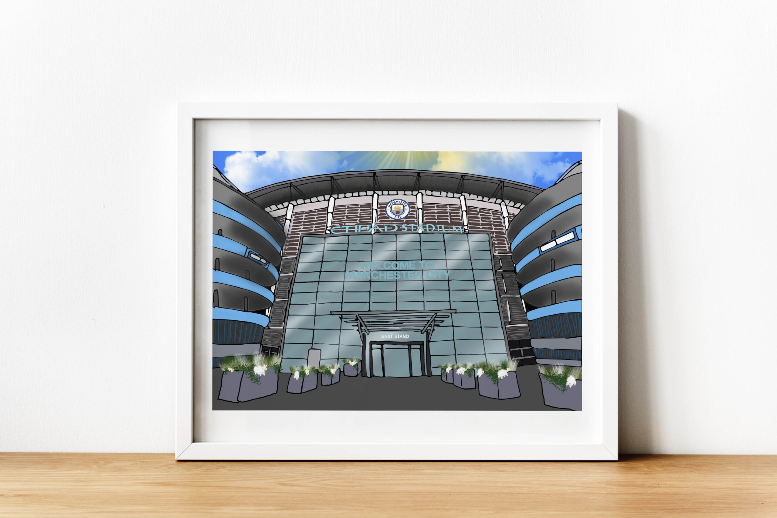 Personalised Manchester City FC Art Work - Image 3