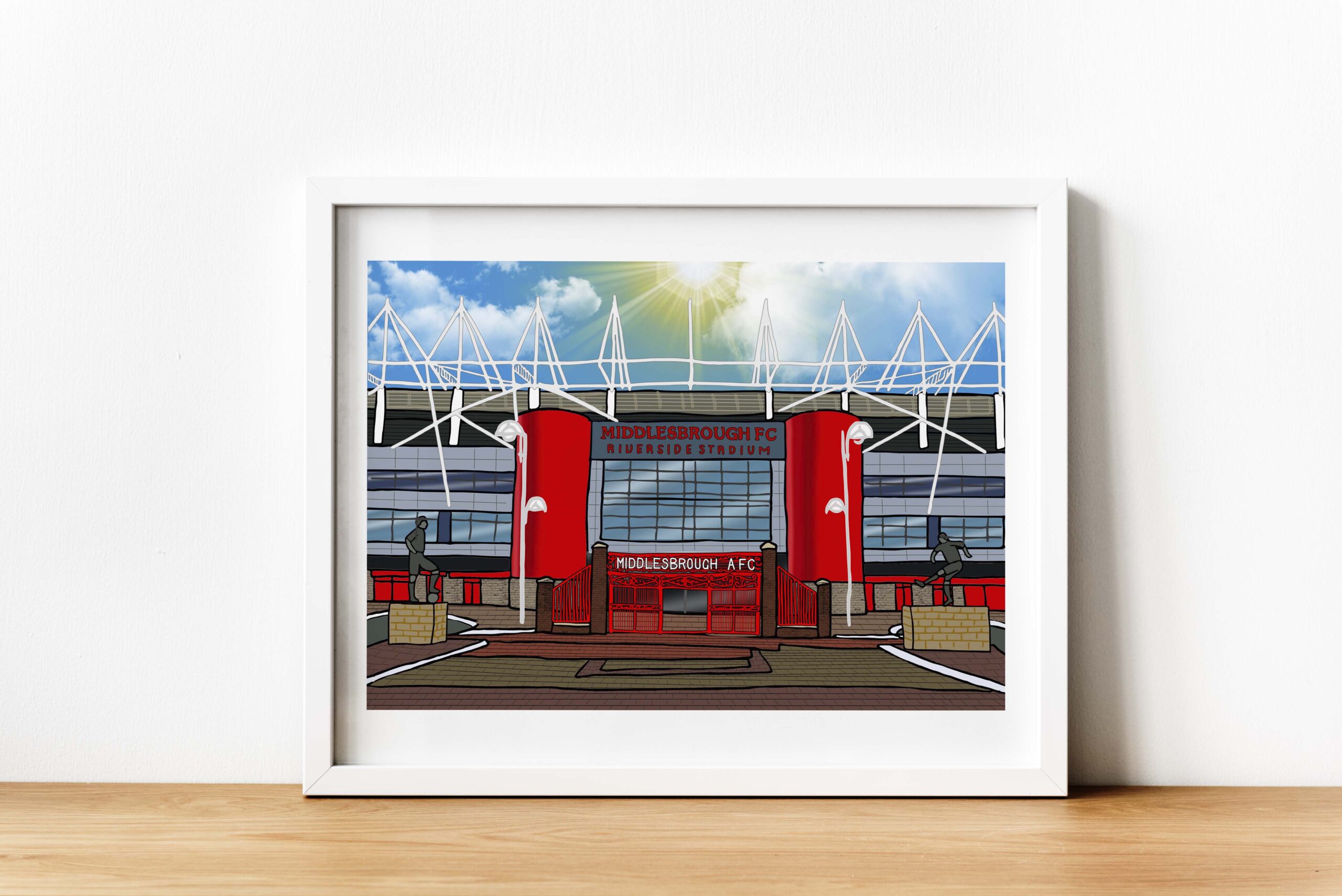 Personalised Middlesborough FC Art Work - Image 3