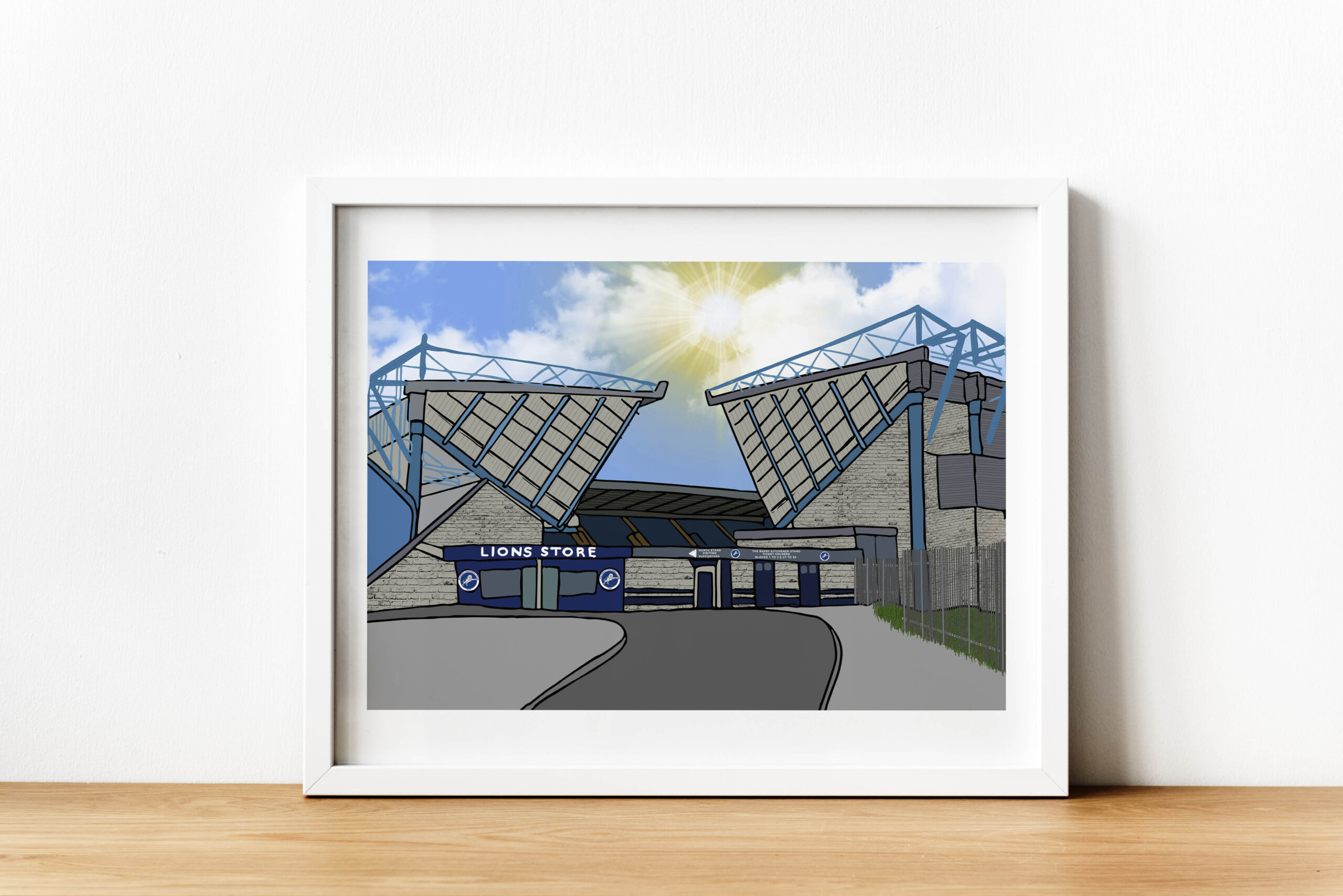 Personalised Millwall FC Art Work - Image 3