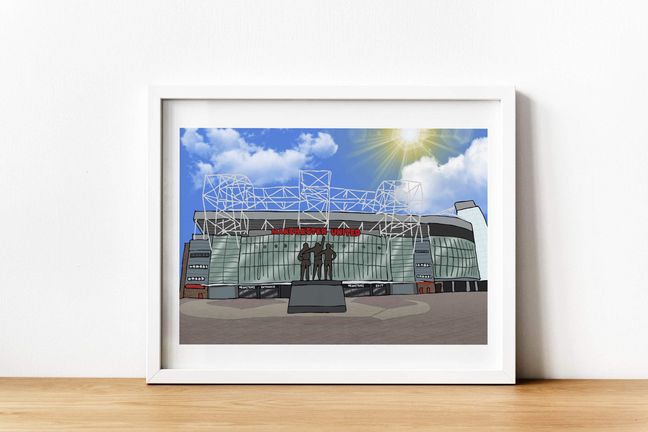 Personalised Manchester United Art Work - Image 3