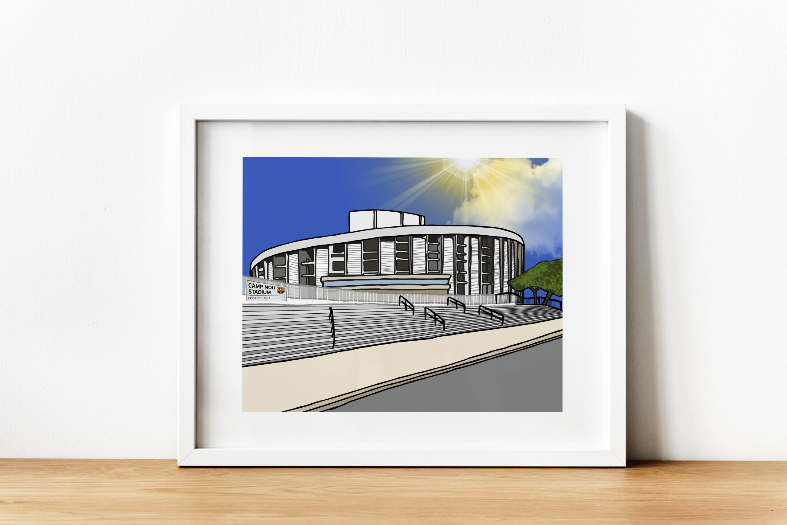 Personalised Barcelona FC Art Work - Image 3