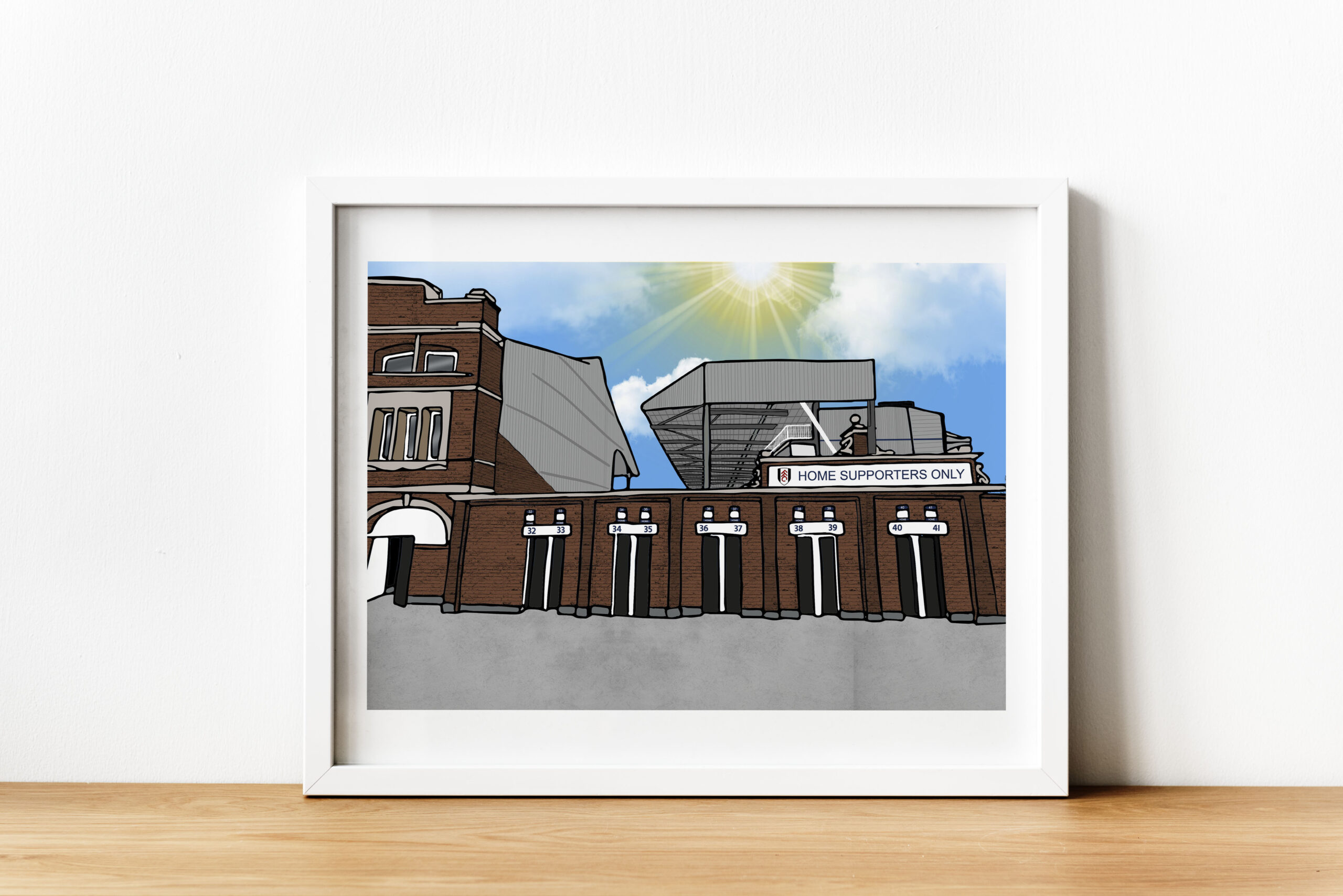 Personalised Fulham FC Art Work - Image 3