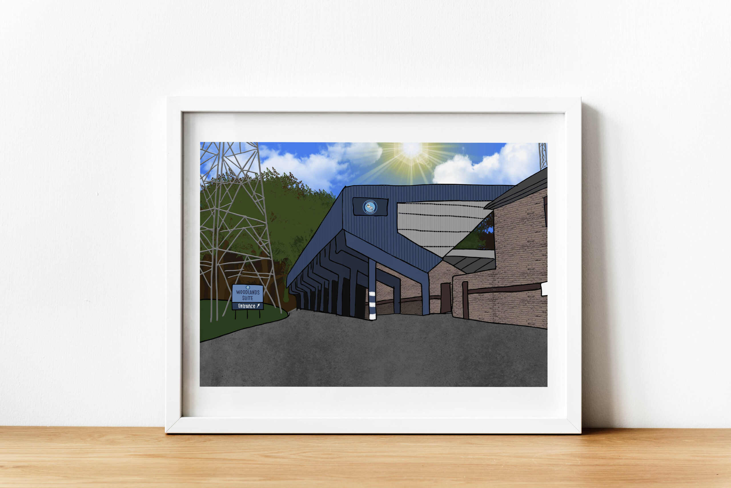 Personalised Wycombe Wanderers Art Work - Image 4