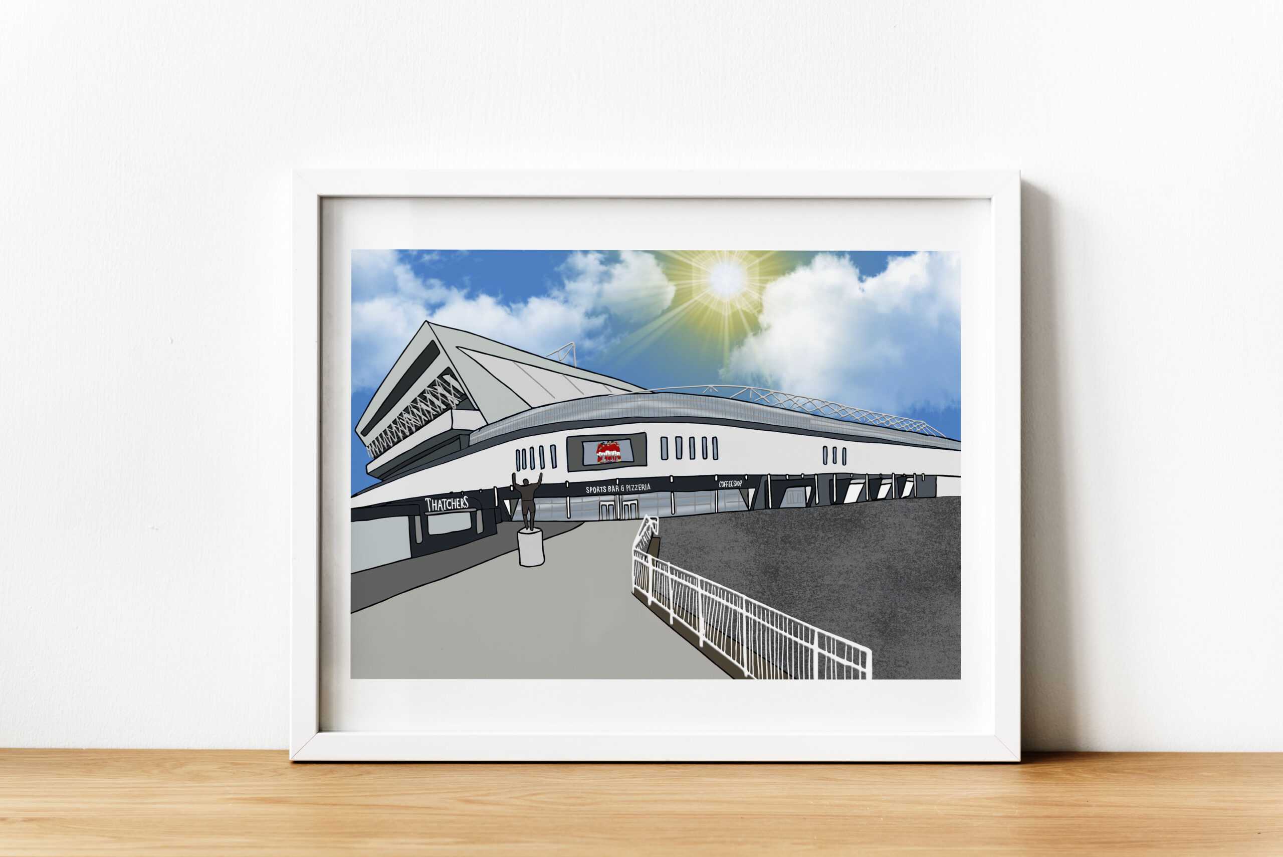 Personalised Bristol City FC Art Work - Image 3