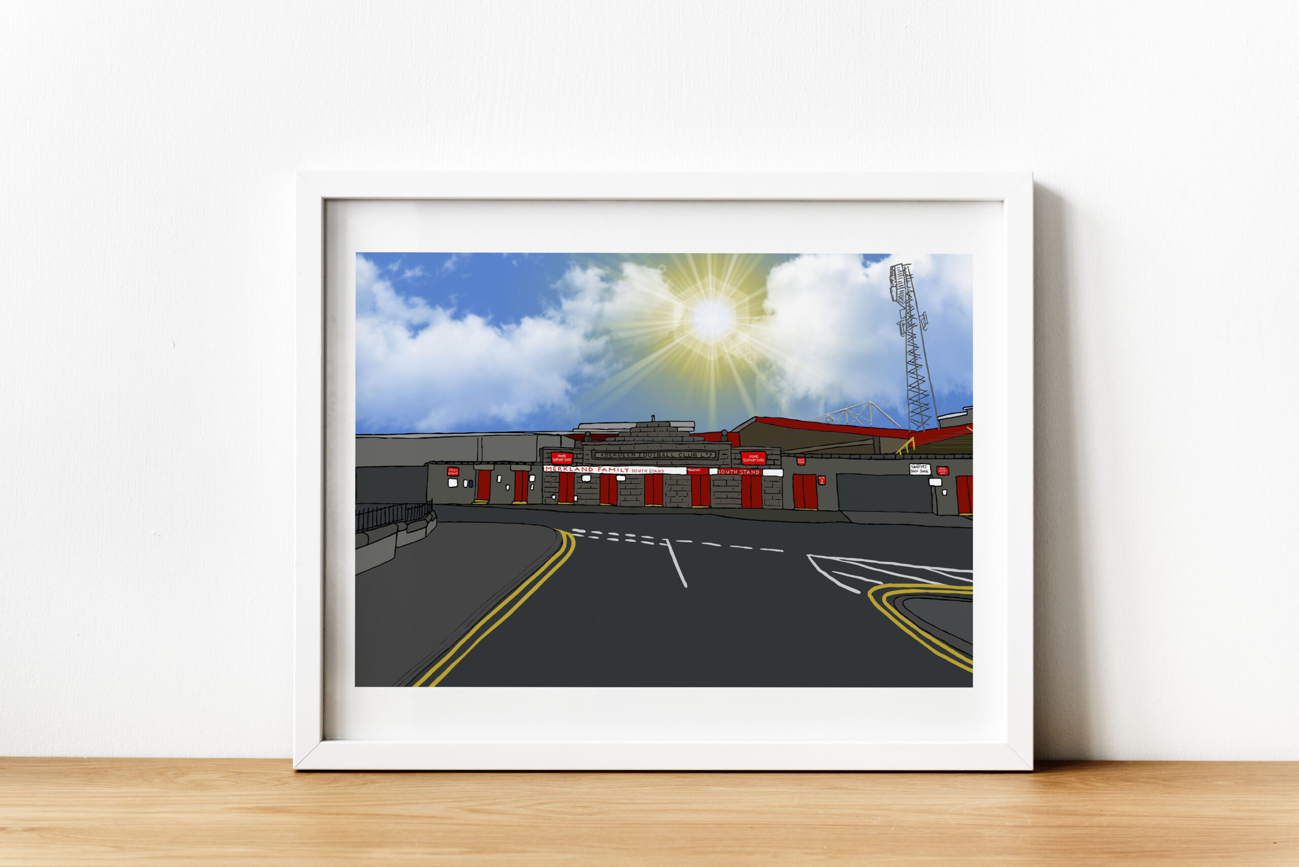 Personalised Aberdeen FC Art Work - Image 3