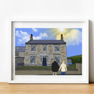 Personalised Robin Hoods Bay Art Work