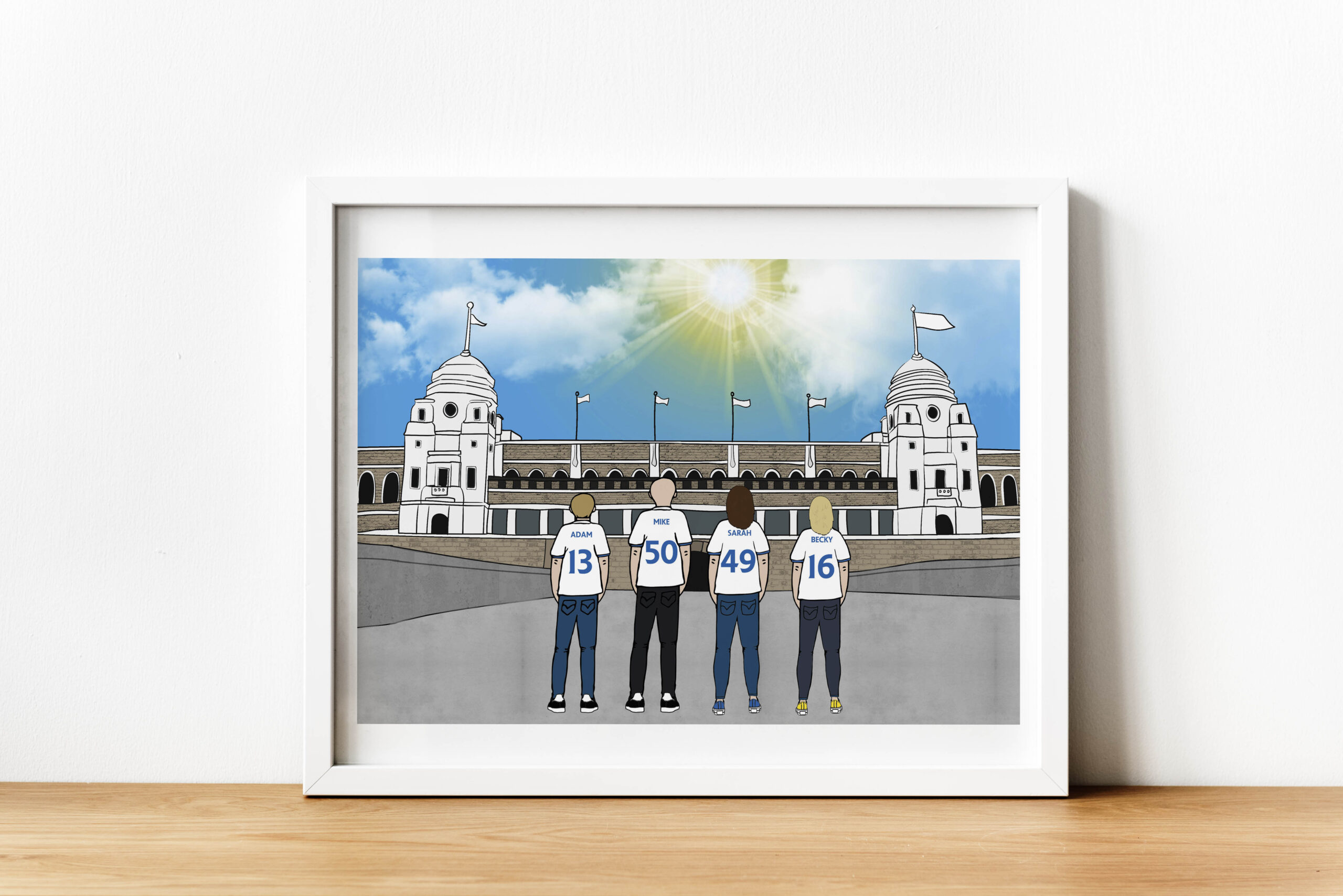 Personalised Wembley Twin Towers Art Work - Image 3