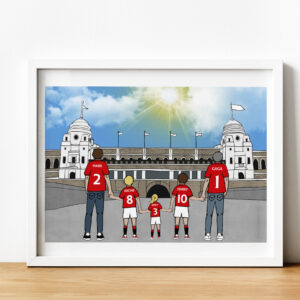 Personalised Wembley Twin Towers Art Work