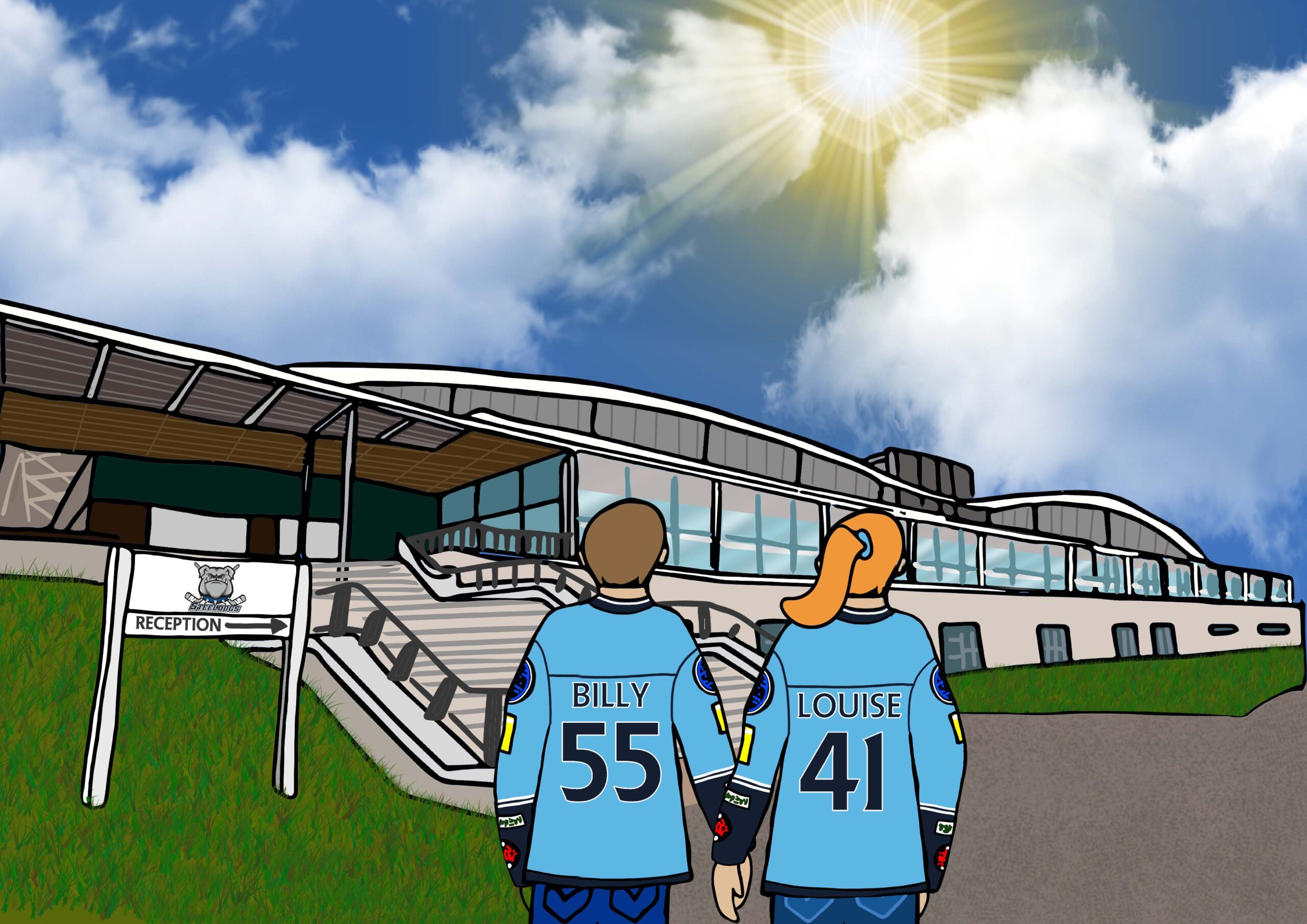 Personalised Sheffield Steeldogs Art work - Image 2