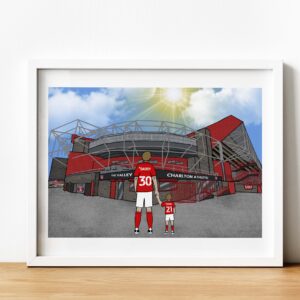 Personalised Charlton Athletic FC Art Work