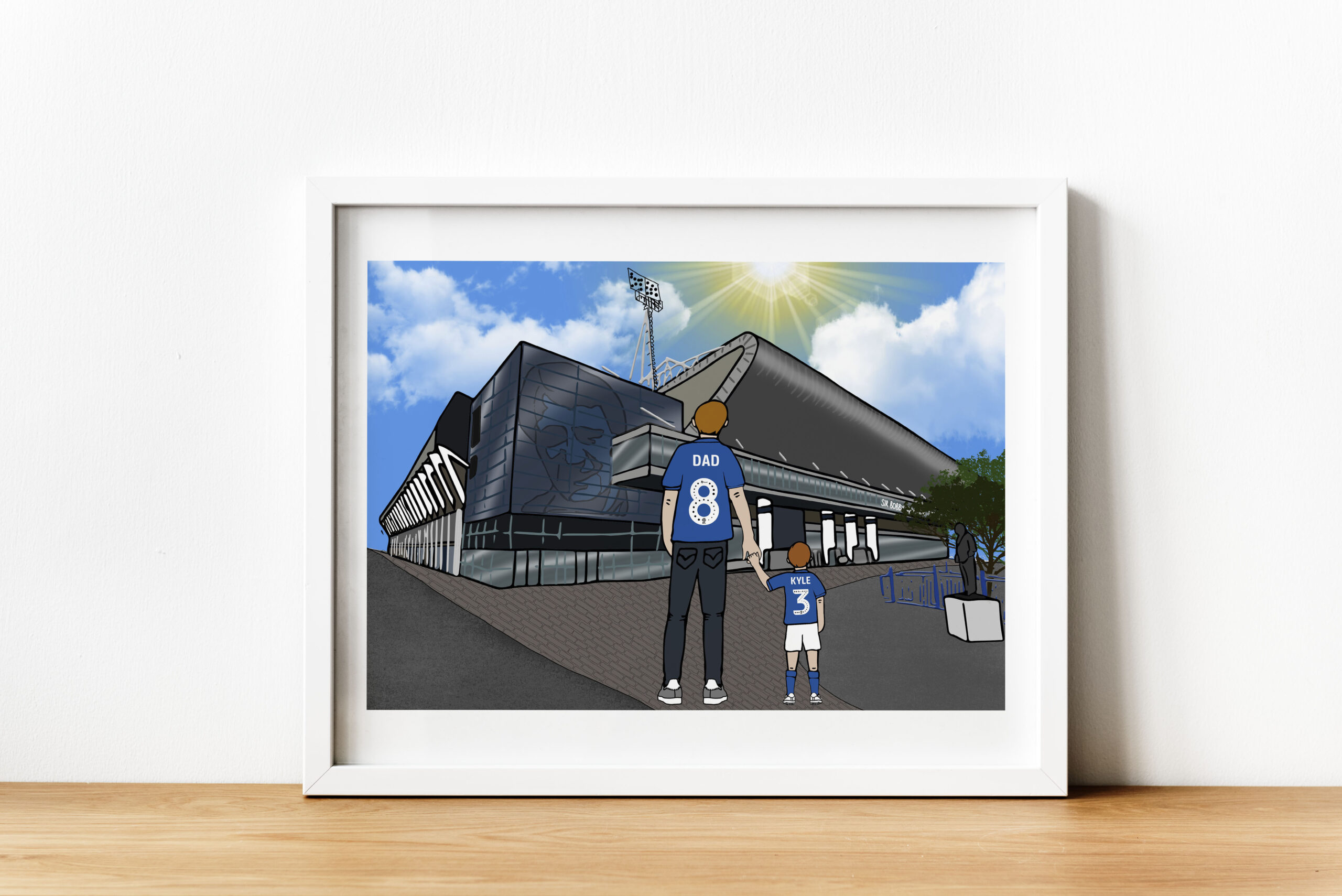 Personalised Ipswich Town Art Work