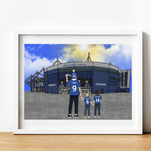 Personalised Leicester FC Art Work