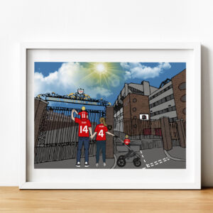 Personalised Liverpool FC Art Work