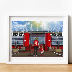 Personalised Middlesborough FC Art Work