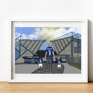 Personalised Millwall FC Art Work