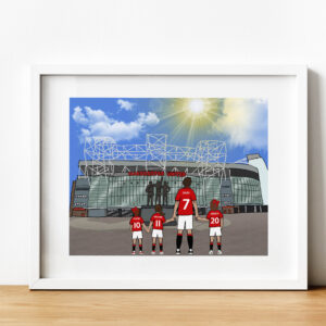 Personalised Manchester United Art Work