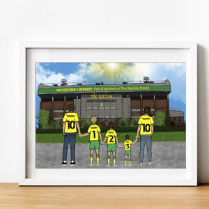 Personalised Norwich City Art Work