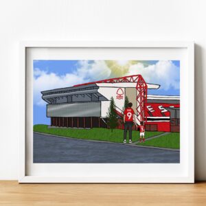 Personalised Nottingham Forest Art Work