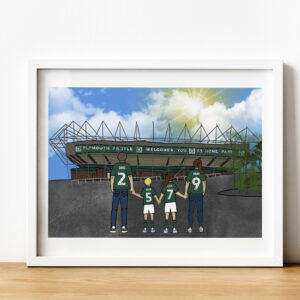 Personalised Plymouth Argyle Art Work