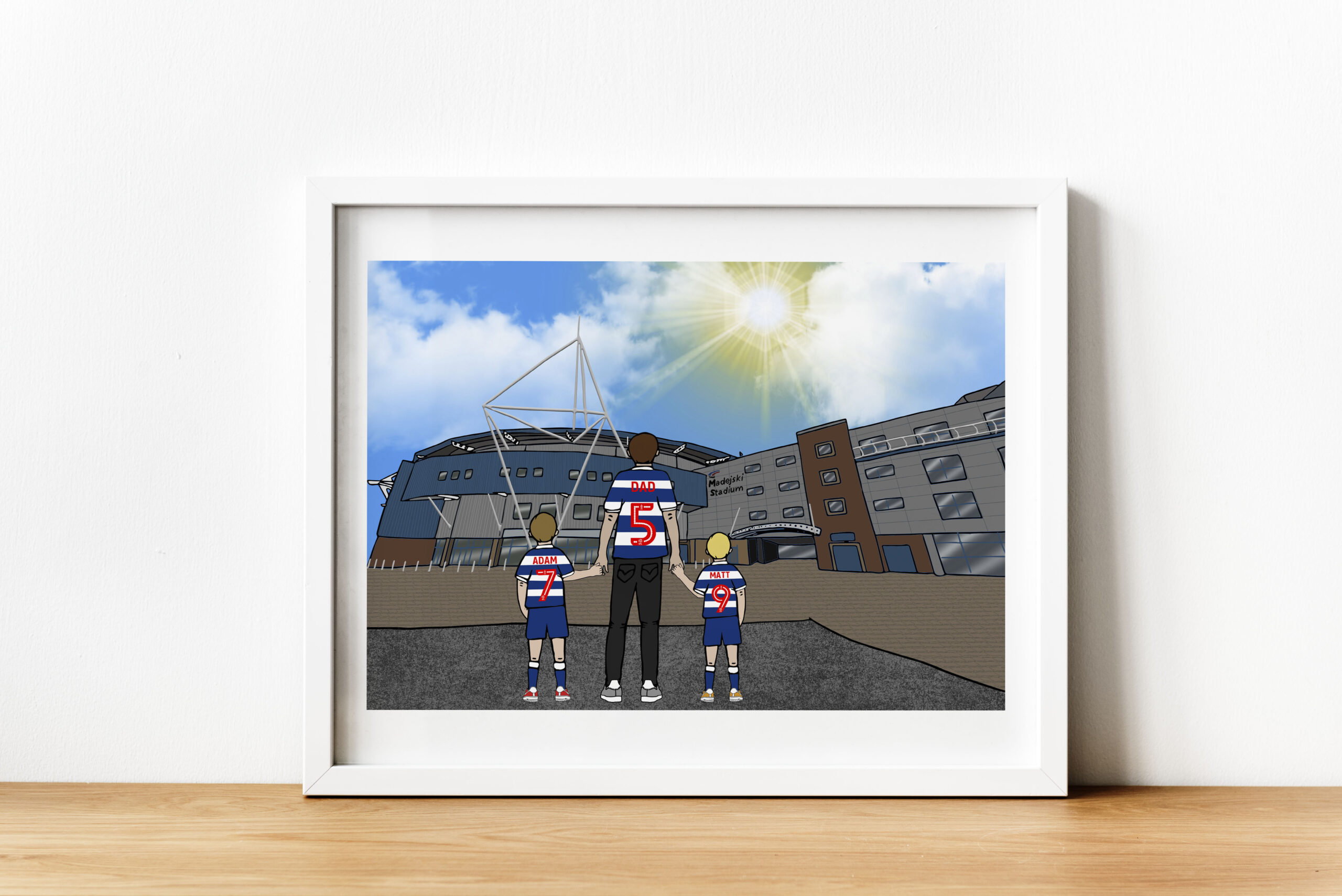 Personalised Reading FC Art Work