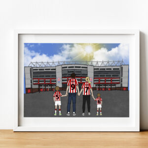 Personalised Stoke City Art Work