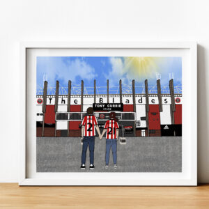 Personalised Sheffield United Art Work
