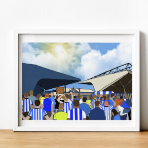 Sheffield Wednesday FC Penistone Road Crowd Scene Art Work