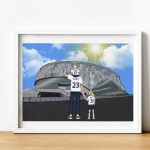 Personalised Tottenham Hotspurs Art Work