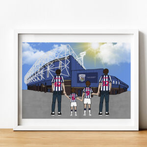 Personalised West Bromwich Albion Art Work
