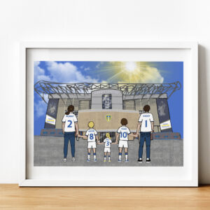 Personalised Leeds United FC Art Work