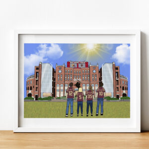 Personalised Florida Seminoles Art Work