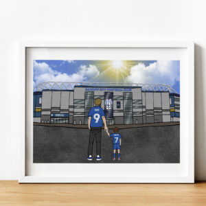 Personalised Cardiff City FC Art Work