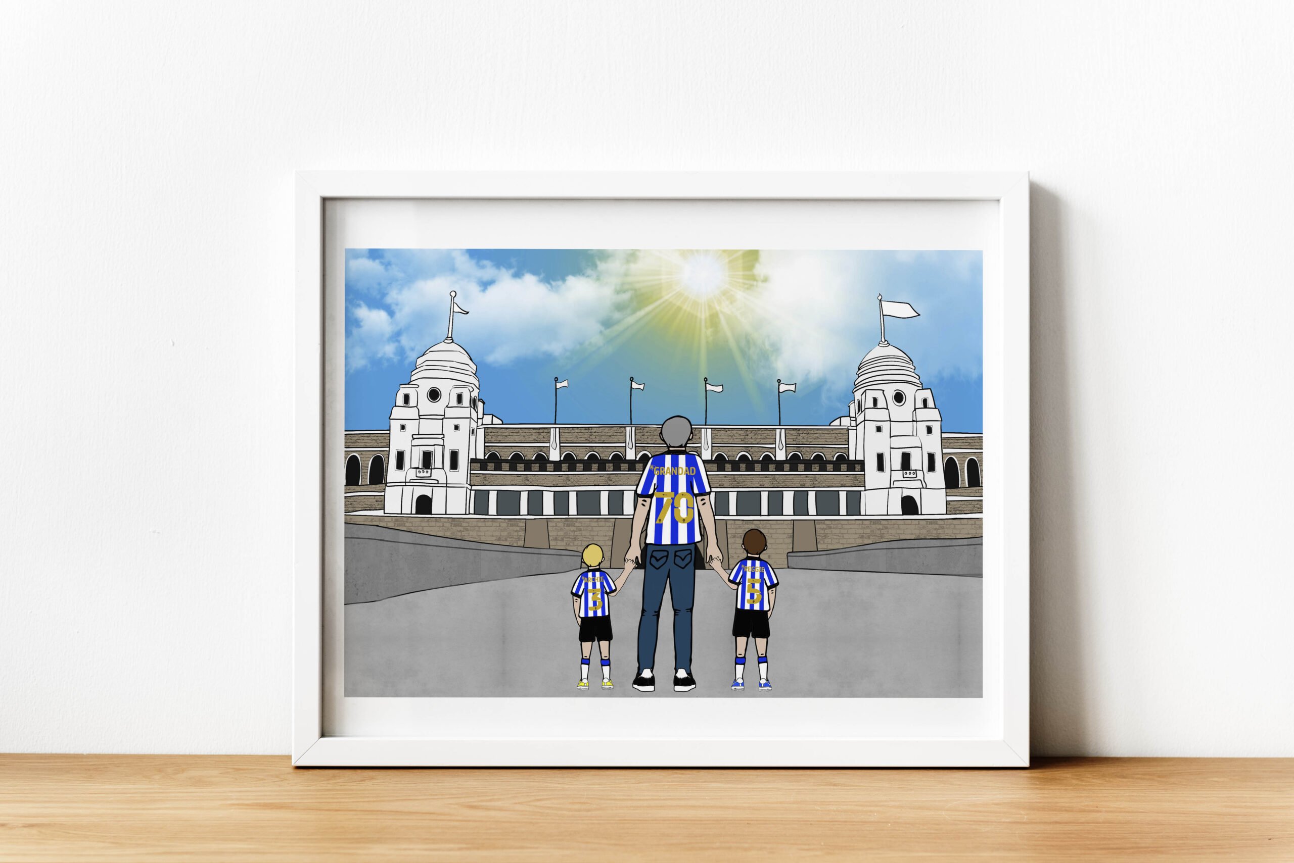 Personalised Wembley Twin Towers Art Work - Image 5