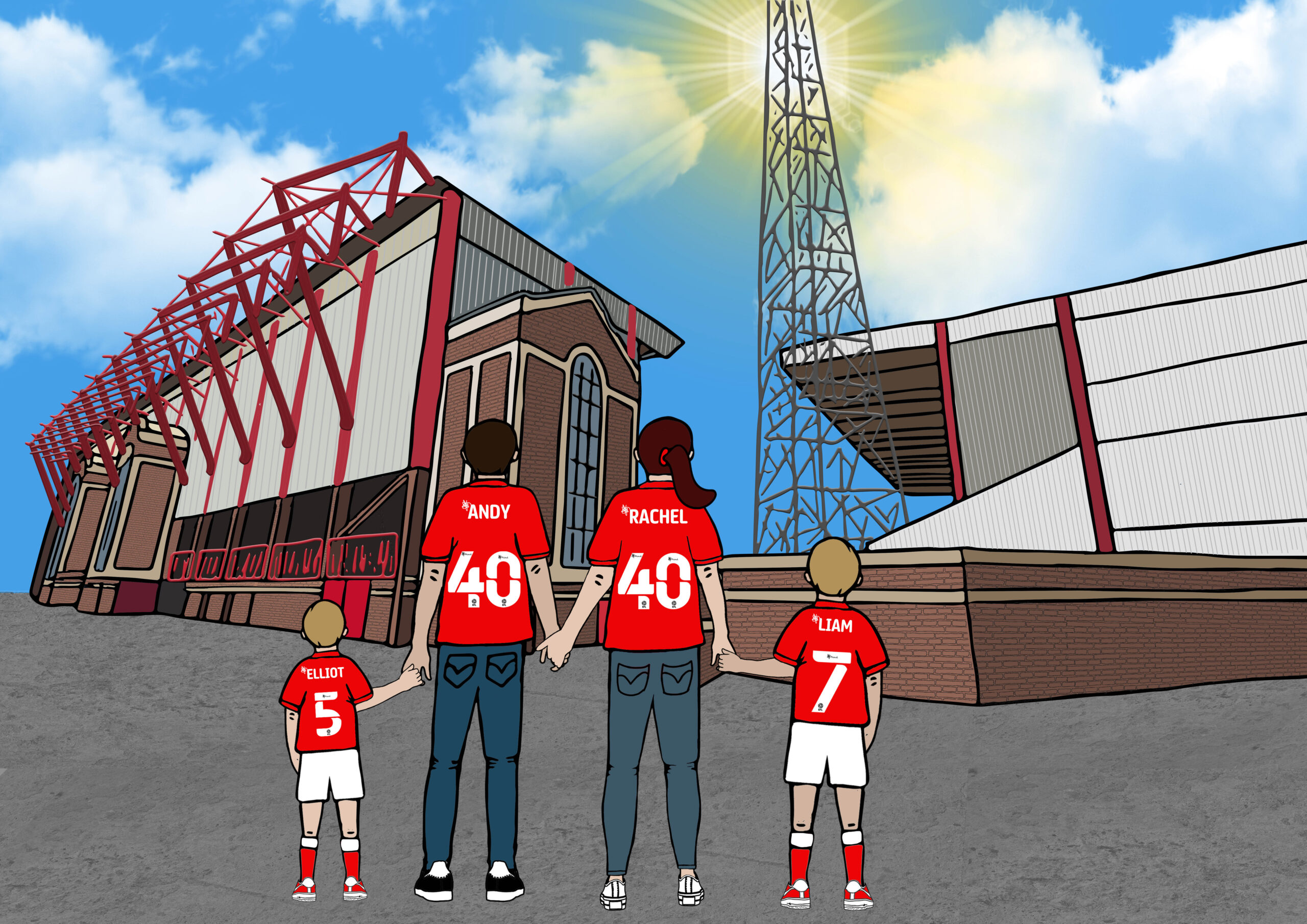 Personalised Barnsley FC Art Work - Image 4