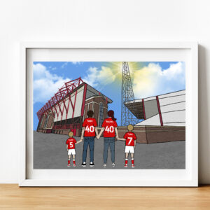 Personalised Barnsley FC Art Work