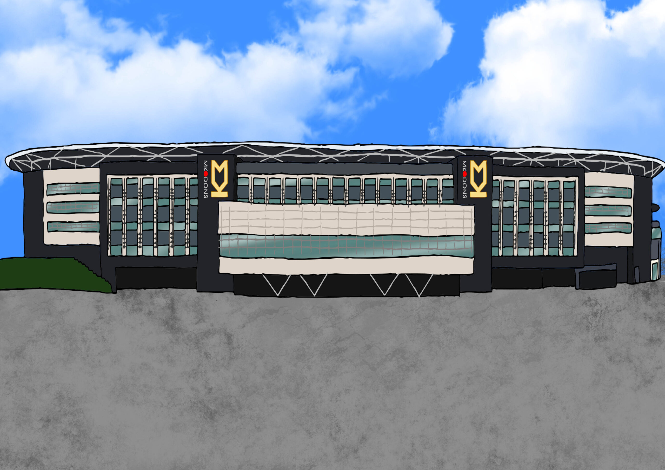 Personalised MK Dons Art Work - Image 5
