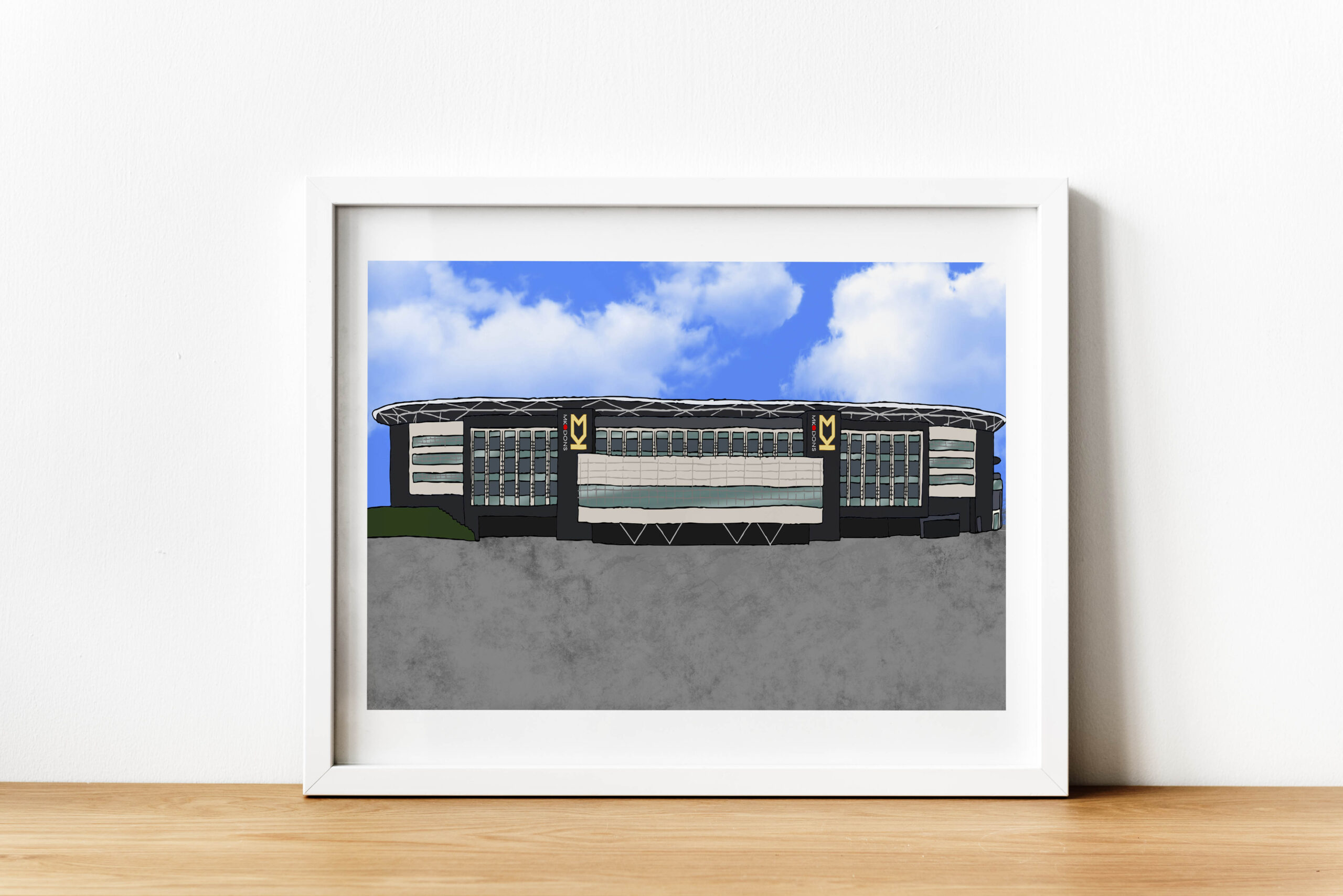 Personalised MK Dons Art Work - Image 4