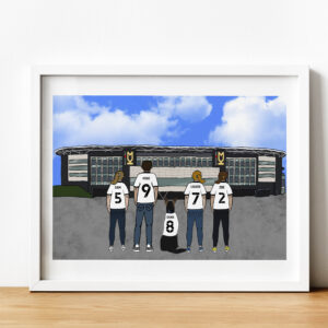 Personalised MK Dons Art Work