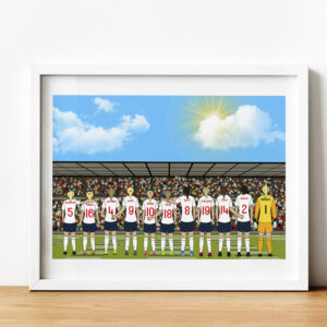 2021 England Lioness Team ArtWork