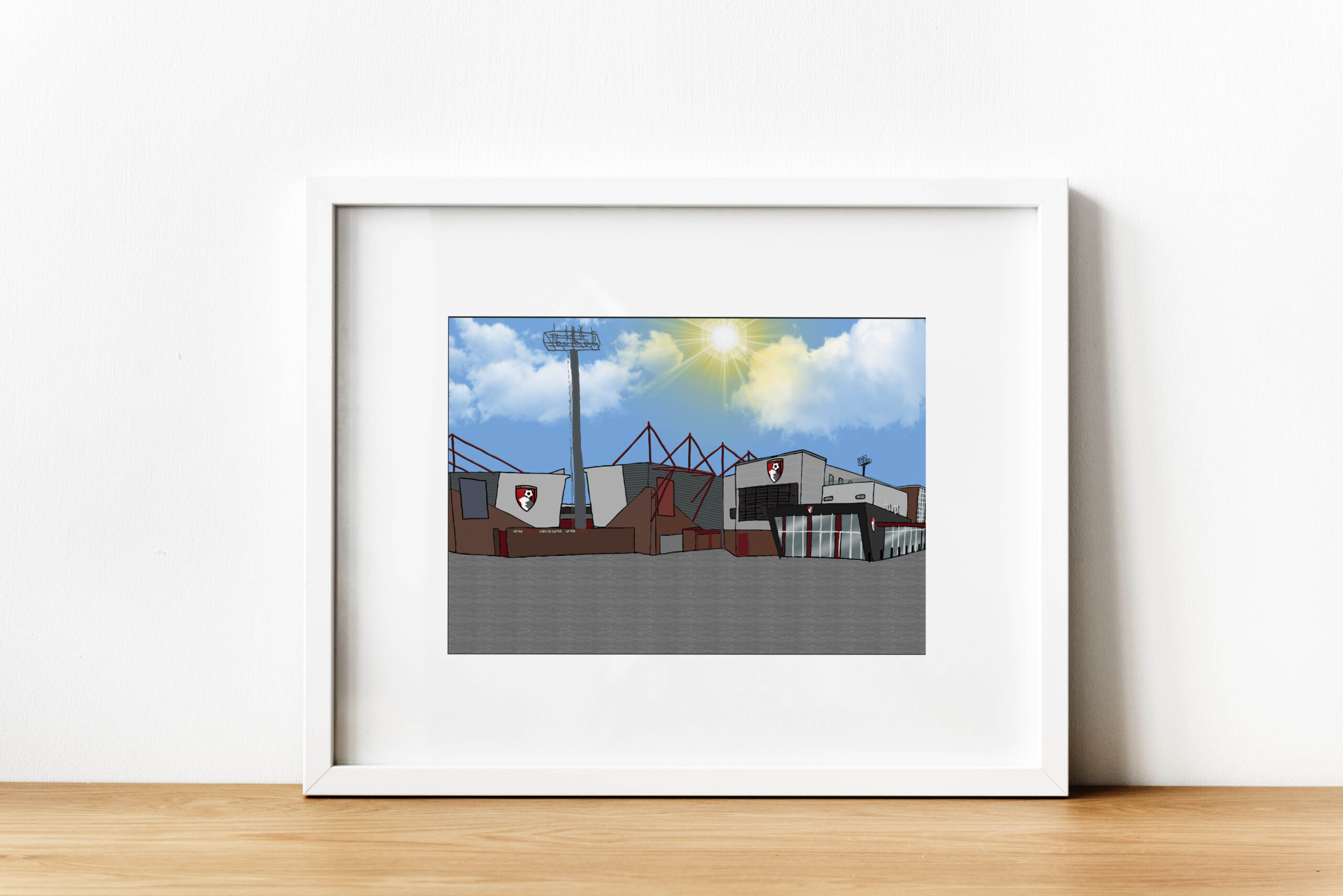 Personalised Bournemouth FC Art Work - Image 3