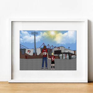 Personalised Bournemouth FC Art Work