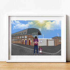 Personalised Crystal Palace FC Art Work